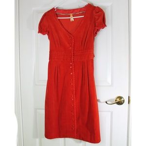 Anthropologie Maeve cordouroy dress